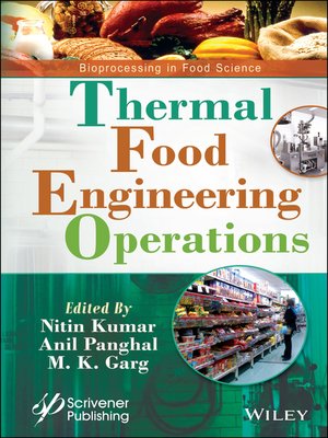cover image of Thermal Food Engineering Operations
